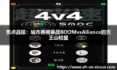 焦点战报：城市赛揭幕战BOOMvsAlliance的天王山较量